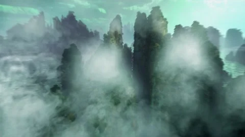 The magic mountain in China Video stock 58367787