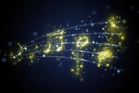 Magic music Stock Illustration