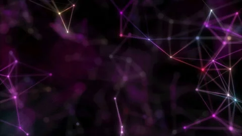 Magic neon dance intertwining laser lines. For concert, night club, music video Stock Footage 113132624