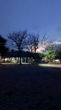 The Magic Night at the Beach 1 Foto stock