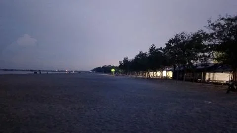 The Magic Night at the Beach 3 Stock-Fotos