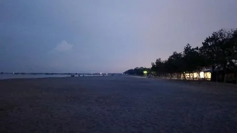 The Magic Night at the Beach 4 Stock-Fotos