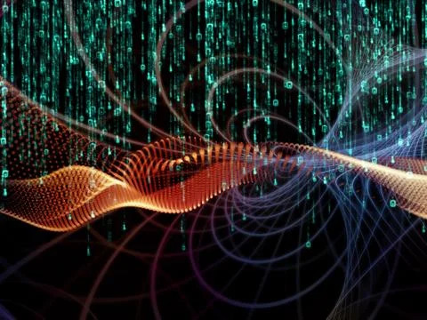 Magic of Numbers Stock Illustration