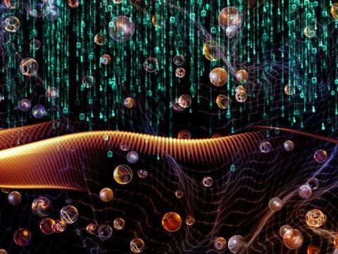 Magic of Numbers 스톡 일러스트