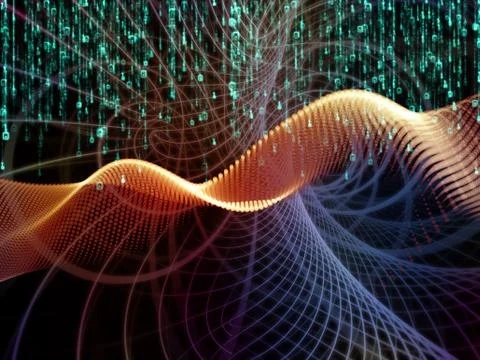 Magic of Numbers Stock Illustration