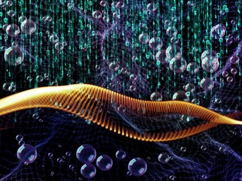 Magic of Numbers 스톡 일러스트