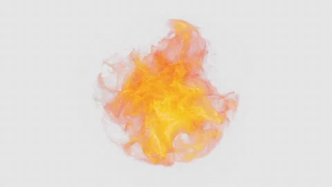 Magic Orb of fiery color. Stock Footage 282370883