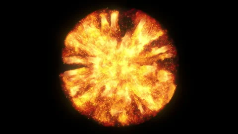 Magic Orb of fiery color. Stock Footage 311657032