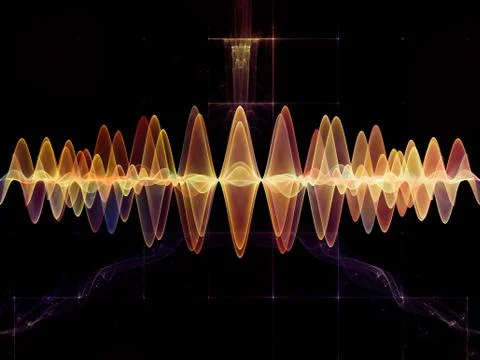 Magic of Oscillation Illustrazione stock