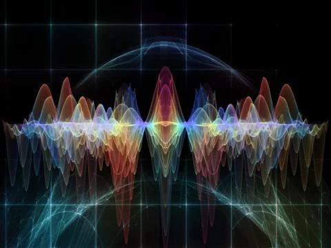 Magic of Oscillation Illustrazione stock