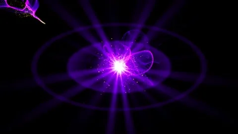 Magic Particle Path Video stock 243633565