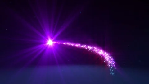 Magic particle in space Stock Footage
