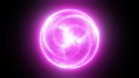 Magic particle sphere 库存插图
