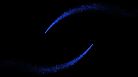 Magic Particle Trail, stardust Stock Footage 245052022