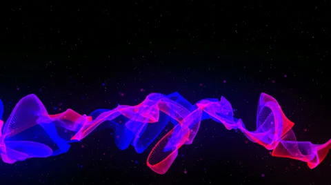 Magic Particles in Deep Space - Magische Partikel im Weltall HD Stock Footage 36738915