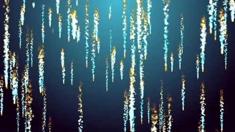 Magic Particles glow energy light blue Stock Footage 170129103