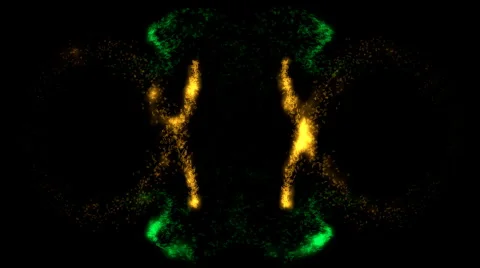 Magic Particles - Motion Background 70 (HD) Stock Footage 1215080