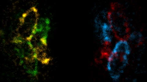 Magic Particles - Motion Background 76 (HD) Stock Footage 1391816