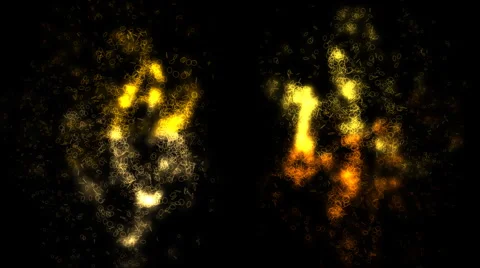 Magic Particles - Motion Background 77 (HD) Stock Footage 1391704