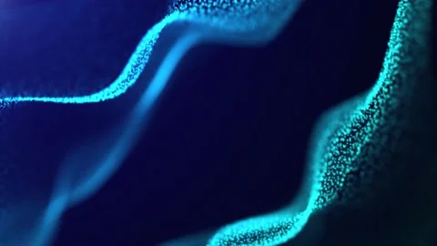 Magic Particles Moving Background Animation Stock Footage 196006005