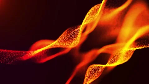 Magic Particles Moving Background Animation Stock Footage 196006035