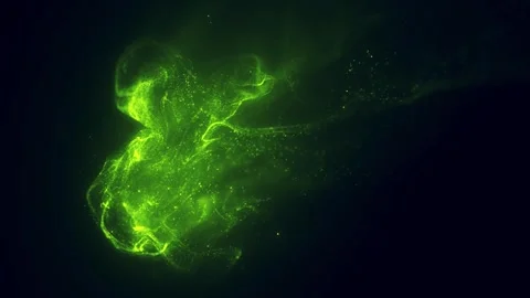 Magic particles. Realistic particles animation. Stock Footage 330113275