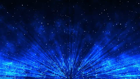 Magic Particles In Space Loop, 4K Stock Footage 159229575