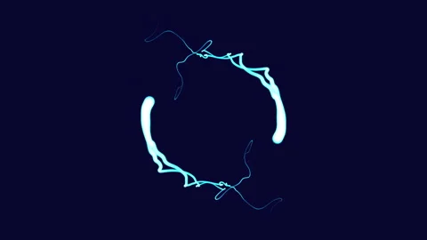 Magic Particular trail animation intro Stock Footage 244862372