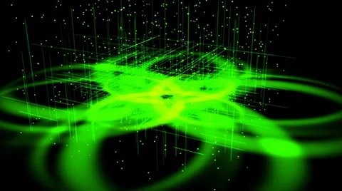 Magic patterns shine particles &amp; lightning. Stock Footage 37150164