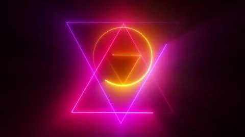 Magic pentagram in circle abstract background. 스톡 일러스트