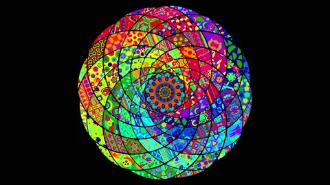 Magic Phyllotaxis "Mescalito Dream" Stock Footage 229547632