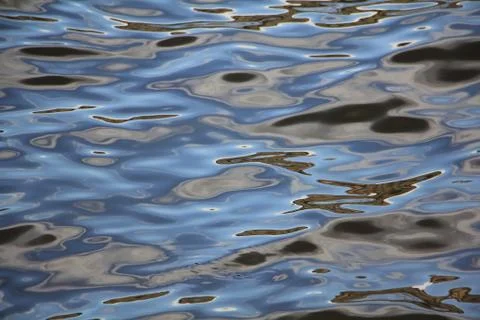 Magic picture of colored water waves Stock Photos