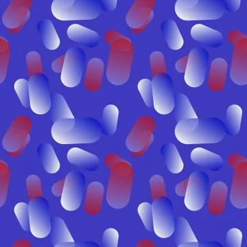 Magic pills seamless pattern Stock Illustration