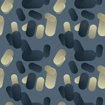Magic pills seamless pattern Stock Illustration