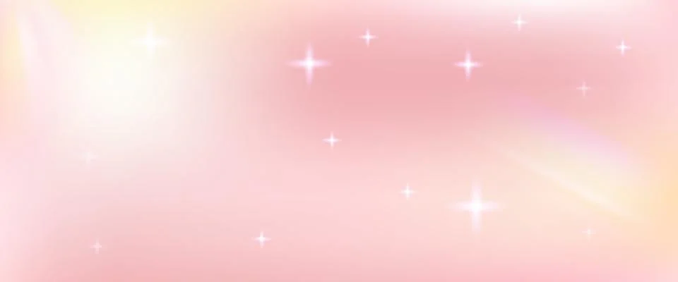 Magic pink gradient glitter background for poster and print. Dream gradation Stock Illustration