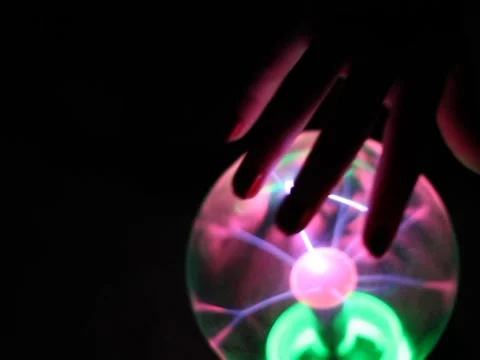 Magic plasma ball 스톡 동영상 35106058