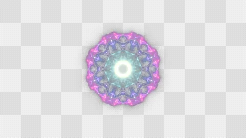 Magic Portal, beautiful 3d animation with an alpha matte. 4K Stock Footage 155849072