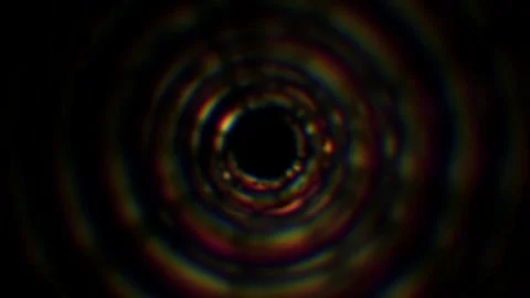 Magic portal motion graphics with plain black background Stock Footage 325786454