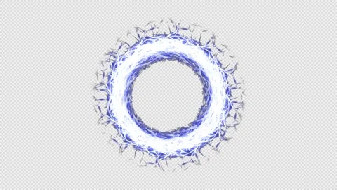 Magic portal seen a teleportation vortex on background footage Stock Footage 295367726