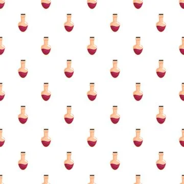 Magic potion bottle seamless pattern for fantasy games Stock Illustration