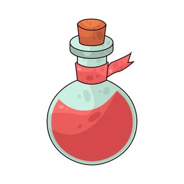 Magic Potion illustration Stock Illustration