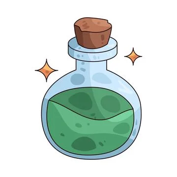 Magic Potion illustration Stock Illustration