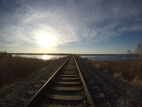 Magic railway Stock Photos