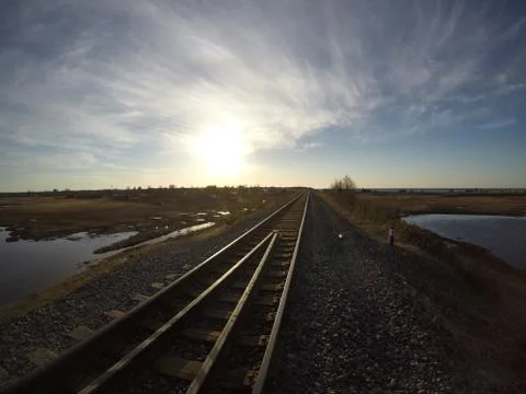 Magic railway Stock Photos