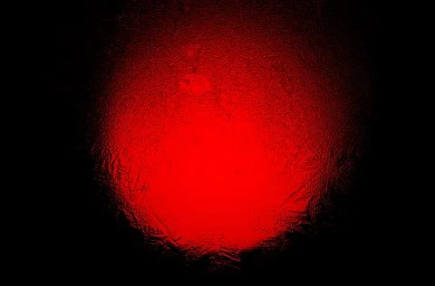 Magic red 3d ball in space Stock Illustration