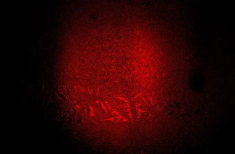 Magic red 3d ball in space 3 Stock Illustration