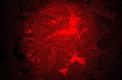 Magic red 3d ball in space 19 Stock Illustration