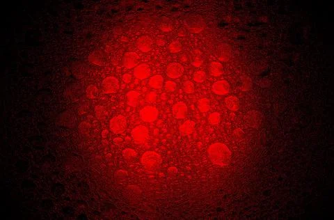 Magic red 3d ball in space 10 Stock Illustration