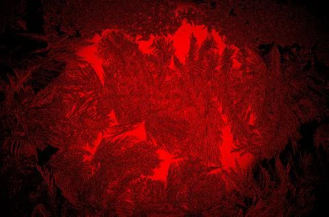 Magic red 3d ball in space 17 Stock Illustration