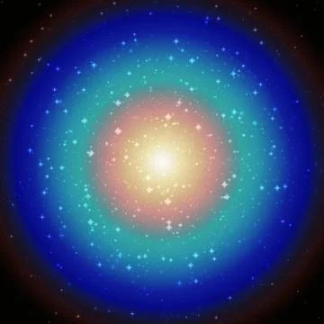 Magic ring generated texture Stock Illustration